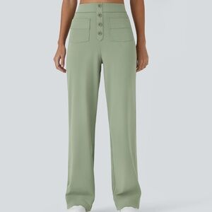 Halara DayStretch High Waisted Pockets Straight Leg Casual Pants